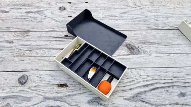 Large two-compartment tackle box — Фото 2 из 9