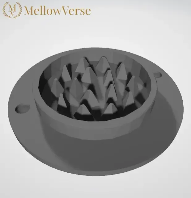 Astronaut Herb Grinder - 2-Part Magnetic - MellowVerse — Image 6 of 9