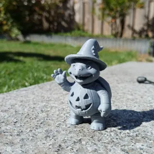 Pumpkin Wizard Turtle