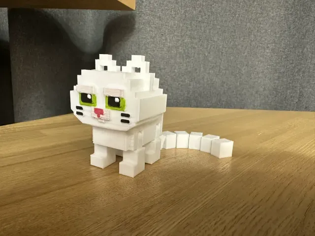 Flexible articulated pixel cat — Фото 2 из 9