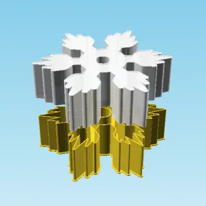 Shuriken 006E, nestable box (v2)