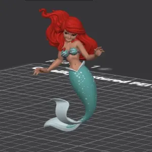 Ariel The Little Mermaid La Sirenita Arielle CubeMe