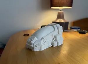 Futuristic Hibernation Capsule 3D Model