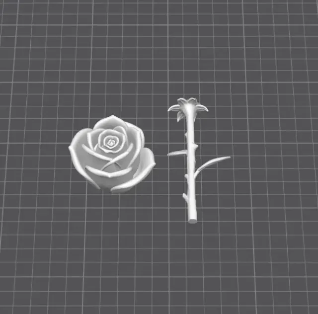 Rose Flower Figure | Realistic Floral Bouquet — Image 5 of 8