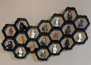 Hex Lego wall mount