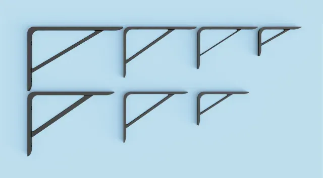 L-Shaped Shelf Brackets – Multiple Sizes — Фото 2 из 9