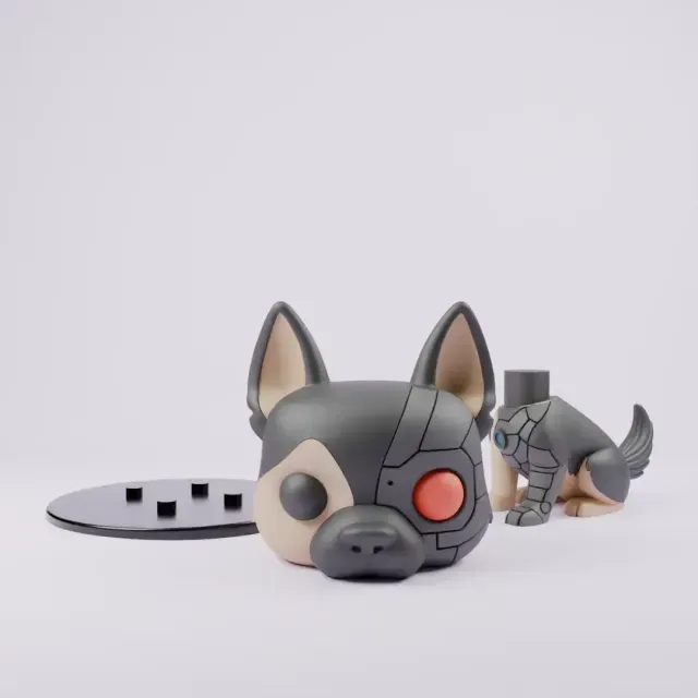 Belgian Malinois Cyborg Funko Pop — Фото 5 из 8