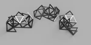 Modern simple geometric figure - decoration