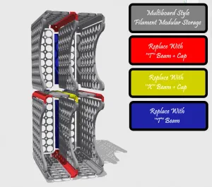 Multiboard Filament Storage System
