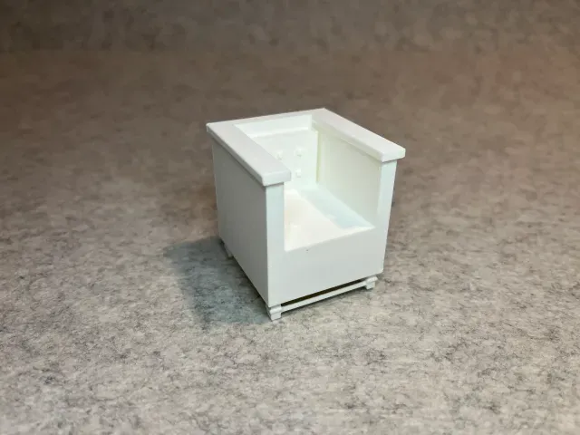 Dollhouse armchair miniature house — Image 5 of 7