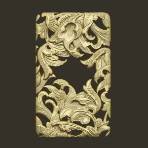Victorian motif pattern decor Gothic royal-carving