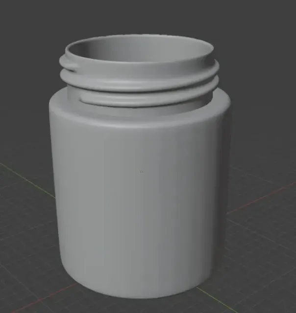 Simple jar with lid — Фото 2 из 4