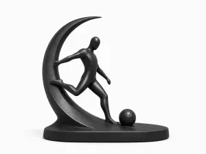 Football Free Kick Sculpture