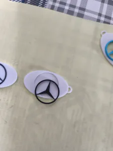 Semplice portachiavi Mercedes AMS / NO AMS