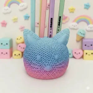 Portalapices Gatito