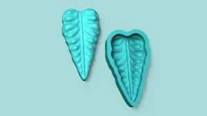 Ornamental Kale Leaf - Silicone Mold Maker - Template
