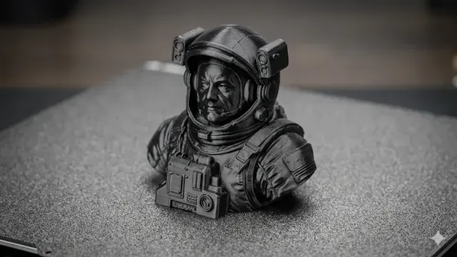 Deep Space Explorer Bust – Sci-Fi Astronaut 3D Printable STL — Фото 2 из 2