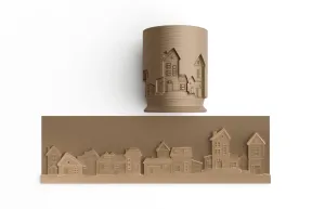 Relief Village Embossing Roller