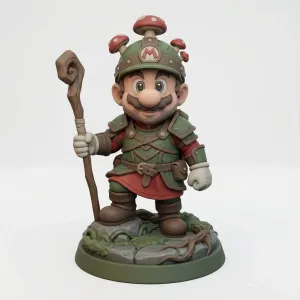 Mario Forest Explorer Plumber Mage