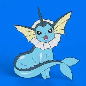 Vaporeon Wall Art