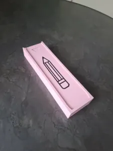 Pencil Case with Sliding Lid