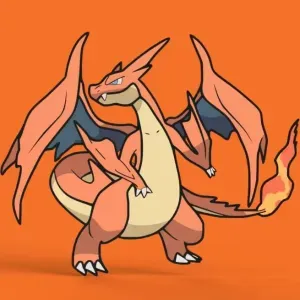 Mega Charizard Y Wall Art