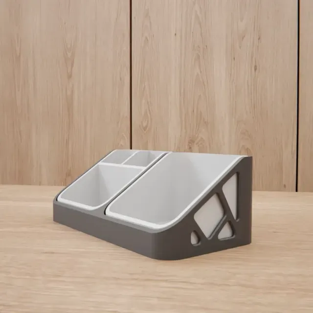 Modern Desk Organizer with Phone Holder — Image 2 of 5