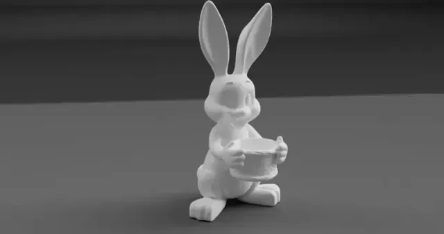Easter Bunny Figure with Kinder Surprise Egg