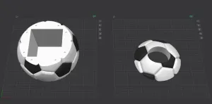 Soccer Ball Tissue Box