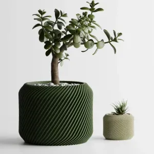 Plant Pot Planter Rib Delta twisted 1