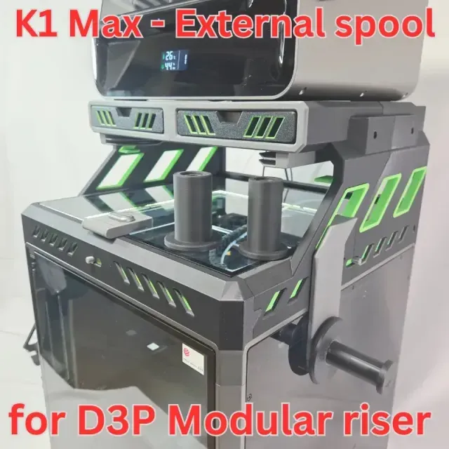 Interchangeable spool holder for K1 Max - K2 Plus D3P riser — Фото 7 из 8