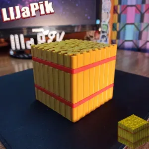 Minecraft Hay Bale / Minecraft Hay / Chest / Piggy Bank Box