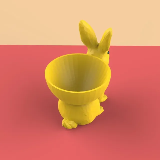 Easter Bunny Egg Holder, Easter Egg Gift, Rabbit Egg Holder — Фото 4 из 6