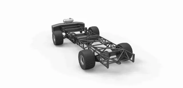 Chassis of 4wd pulling truck Scale 1:25 — Image 9 of 9