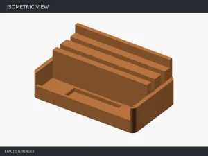 BoardCradle: Two-Slot Cutting Board Stand