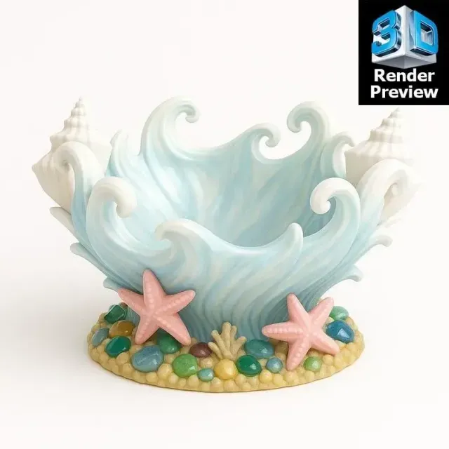 Fantasy Swan & Castle Decorative Bowl – 10 in 1 STL Bundle — Фото 9 из 9