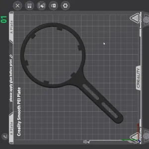 Key for filter SL10 / Ключ для снятия фильтров типо "Барьер"