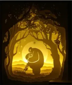 Shadow Box Light -Baymax- Big Hero 6