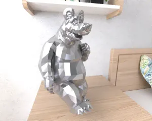 Masha Bear Lowpoly Low Poly
