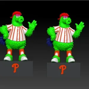 MLB - Philadelphia Phillies mascot statue - 3d print