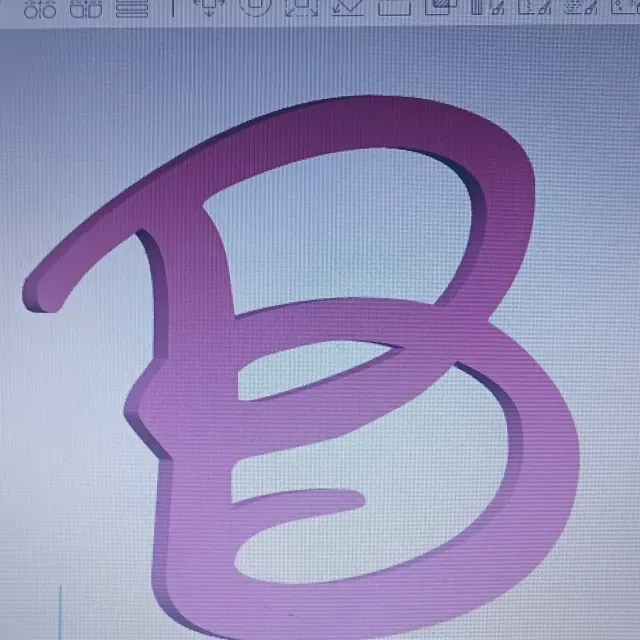 Disney-style Letter B for Event Phrases — Фото 2 из 3