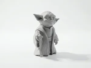 Yoda Figurine Star Wars Collectible 3D Printable