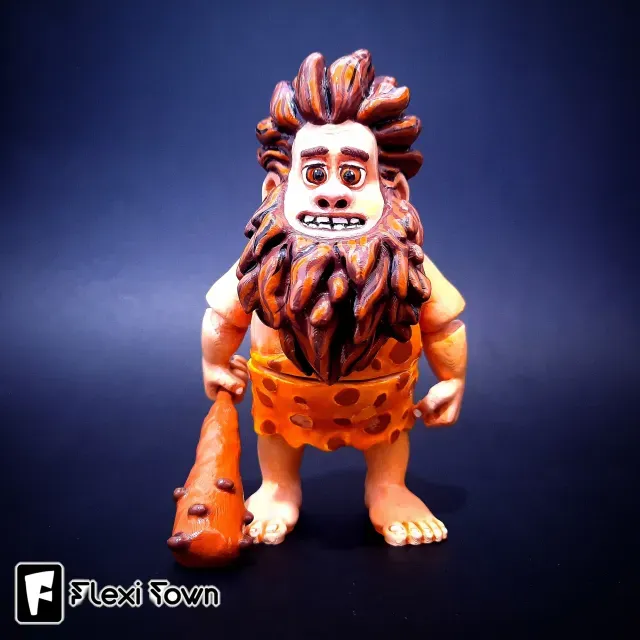 Flexi Print-in-Place Caveman — Image 4 of 9