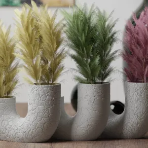 Floral Spring U shaped Vase Diff. Patterns