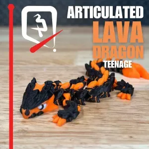 Teen Lava Dragon Articulated
