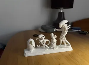 Xenomorph Life Cycle from Alien 3D Model
