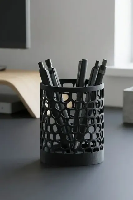Minimalist Pen Holder Desk Organizer | Modern Office Stand — Image 4 of 7