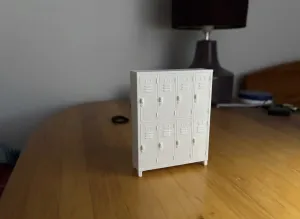 1:12 Scale Dollhouse School Lockers