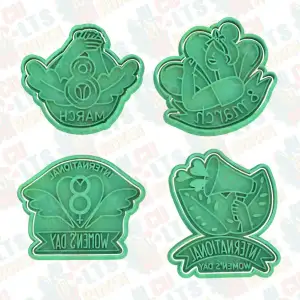 Women’s Day cookie cutter set of 4