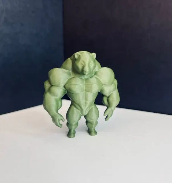 Body builder bear dnd figure — Фото 3 из 4